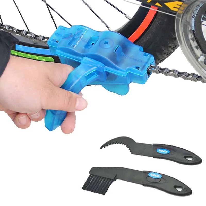

Bicycle Chain Cleaner Cycling Bike Flywheel Machine Brush Scrubber Wash Tool Kit Mountaineer Bicycle Chain Cleaner Kits