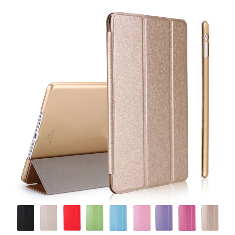 Умный силиконовый чехол из мягкой искусственной кожи для iPad 9 7 2017 2018 5 го 6