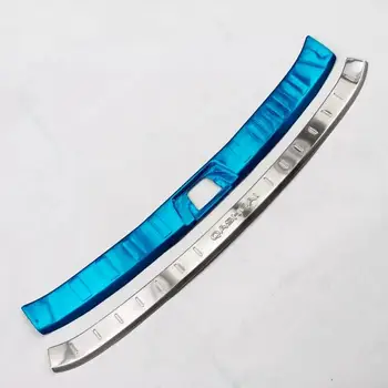 

Car styling For 2008-2017 Nissan Qashqai Rogue Stainless Steel Rear Bumper Protector Sill Trunk Guard Cover Trim Car Accessories