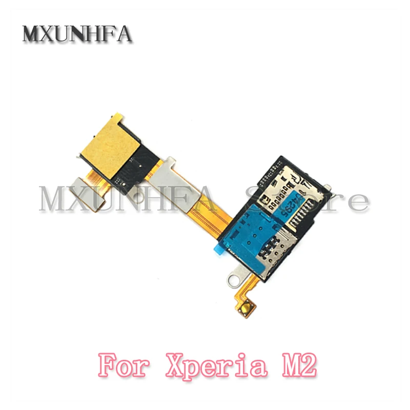Держатель слота для Sim-карты TF гибкий кабель Sony Xperia M2 S50H S50T D2302 D2303 D2305 D2306