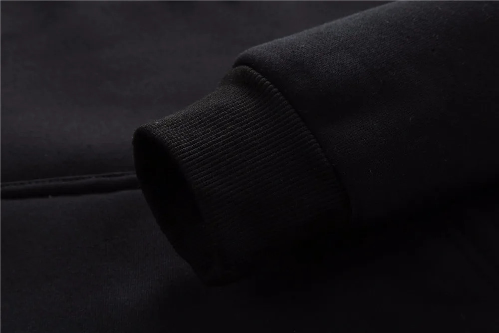 Męska bluza z kapturem gruby ciepły polar wojskowy na co dzień w stylu Hip-Hop High Street na co dzień O-Neck bluza z długim rękawem dla mężczyzn znane marki -