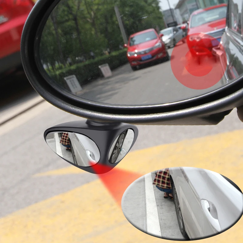 Передние колеса слепой зоны зеркало наклейки большое поле зеркало заднего вида-помощь 360 Регулируемая левая/правая сторона автомобиля