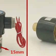 3/" Нормально открытый 2 Way Нержавеющая сталь электромагнитный клапан 2W040-10BK DC12V DC24V или AC220V