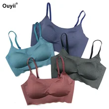 Сексуальный спортивный бюстгальтер женский бюстгальтер для занятий фитнесом обивка Топ ударопрочный активная одежда дышащее нижнее белье впитывает пот спортивный жилет
