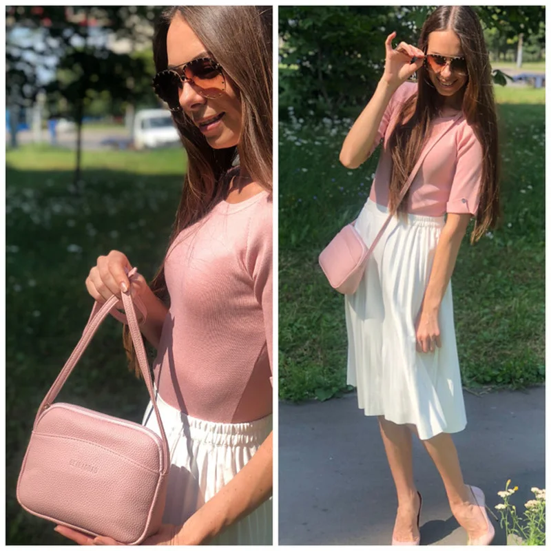 

Hot Crossbody Bags For Women Bags Casual Mini Candy Color Messenger Bags For Girls Flap Pu Leather Shoulder Bags
