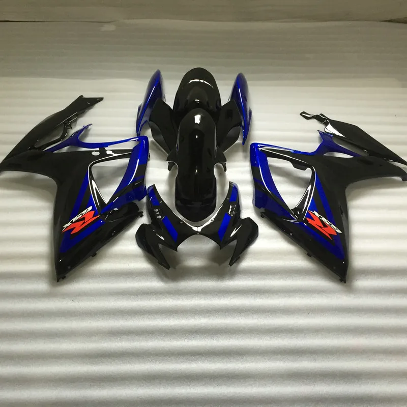 

Motorcycle Fairing kit for SUZUKI GSXR600 750 06 07 GSXR600 GSXR750 K6 2006 2007 Top blue black ABS Fairings set +7gifts SD52