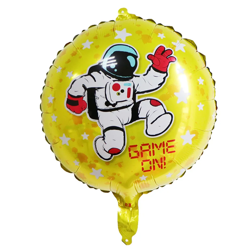 Космический человек бегущие фольгированные шары Детские игрушки детский душ украшение для вечеринка для мальчика день рождение поставка гигантские ракета шары Globos - Цвет: MV039 18inch