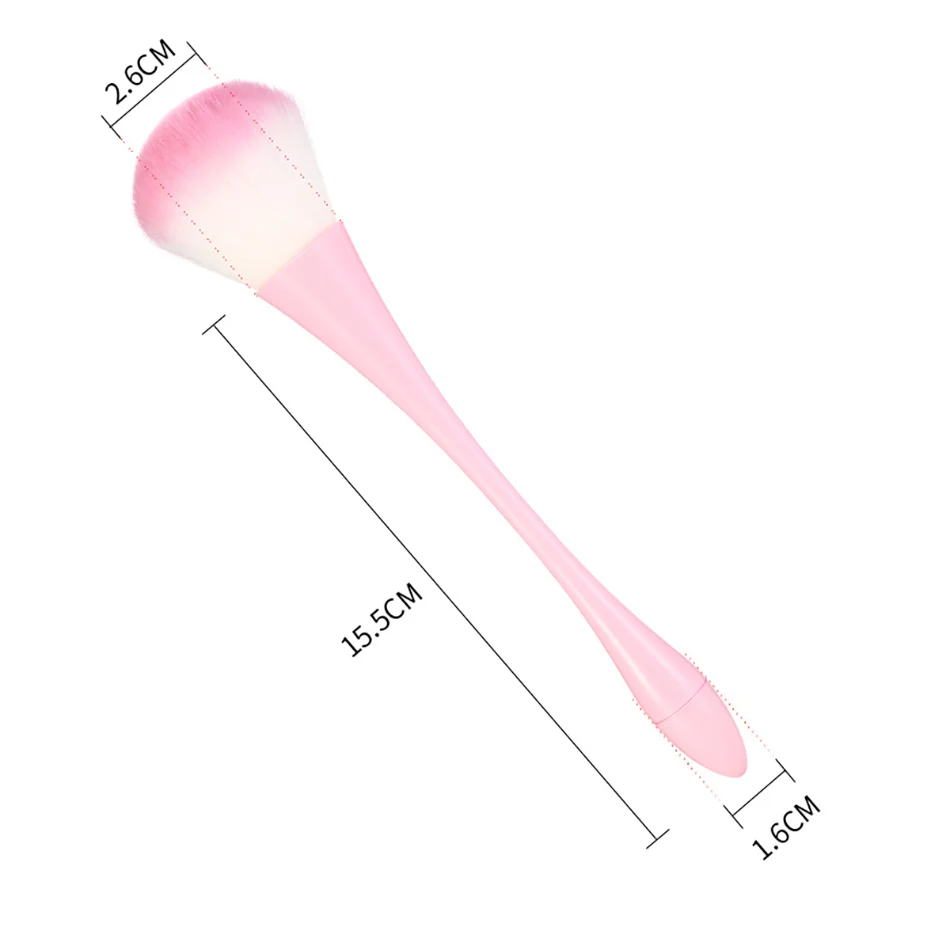 ROHWXY 1 шт. мягкая кисть для дизайна ногтей УФ-гель для ногтей нейлоновые Кисти для маникюра профессиональные инструменты для дизайна маникюра - Цвет: Pink