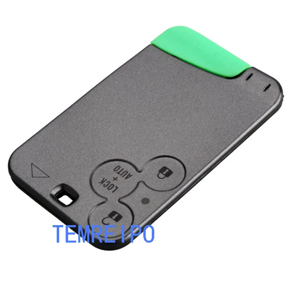 

10pcs/lot 3 buttons Smart Key Card Cover With Blade For Renault Laguna Emergency Key Shell