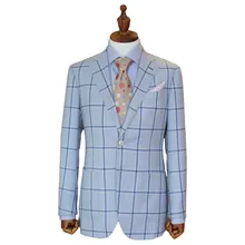 Мужской костюм на заказ, сшитый по индивидуальному заказу, однобортный мужской костюм, спортивный пиджак с отворотом, льняной, шерстяной, Шелковый мужской костюм