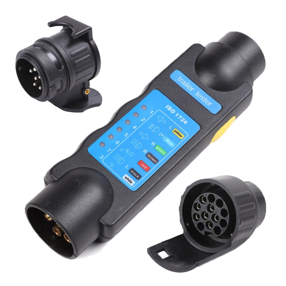 

Car Accessories- 12V Plastic Trailer Connectors Testers Adaptors 7Pin to 13 Pin Trailer Adapters and Testers