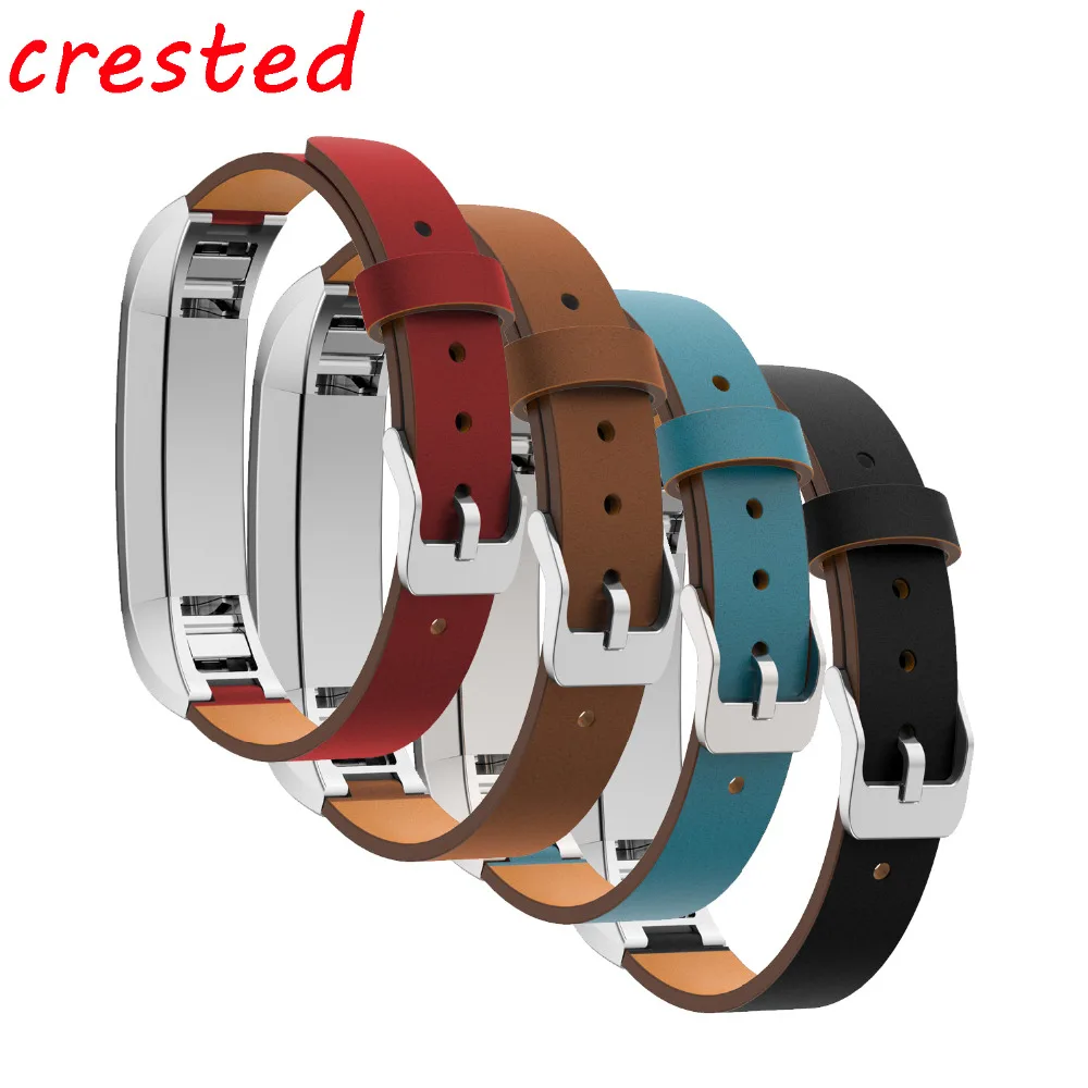 

leater strap for fitbit alta Single lap Genuine Leather bracelet belt for fitbit alta watch band replacement watch strap