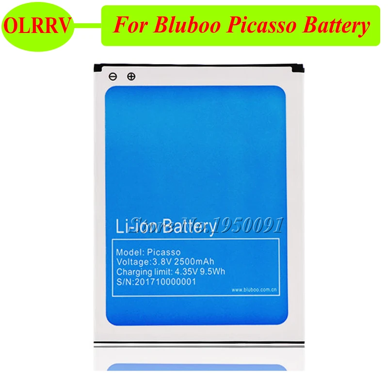 

For Bluboo Picasso Battery Batterie Bateria Batterij Accumulator AKKU For Bluboo Picasso Mobile Phone 2500mAh