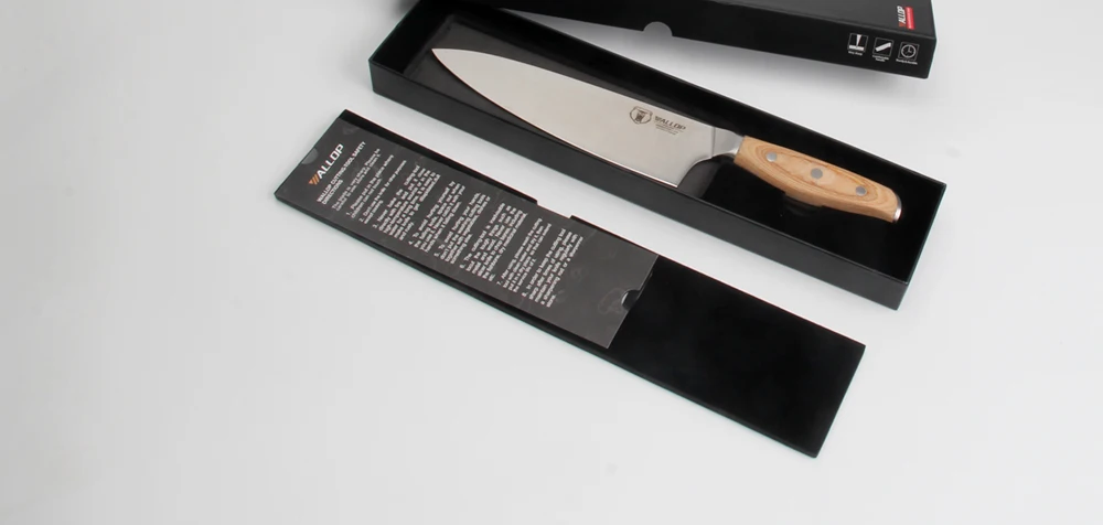 WALLOP нож шеф-повара японский кухонный нож японский нож для мяса нож для овощей 8 в немецком стиле разделочный нож из нержавеющей стали