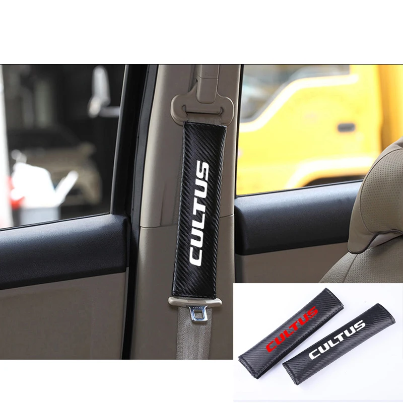 

2Pcs PU Fashion Car Seat belt shoulder Pads Car Seat Belt Cover for Suzuki Cultus