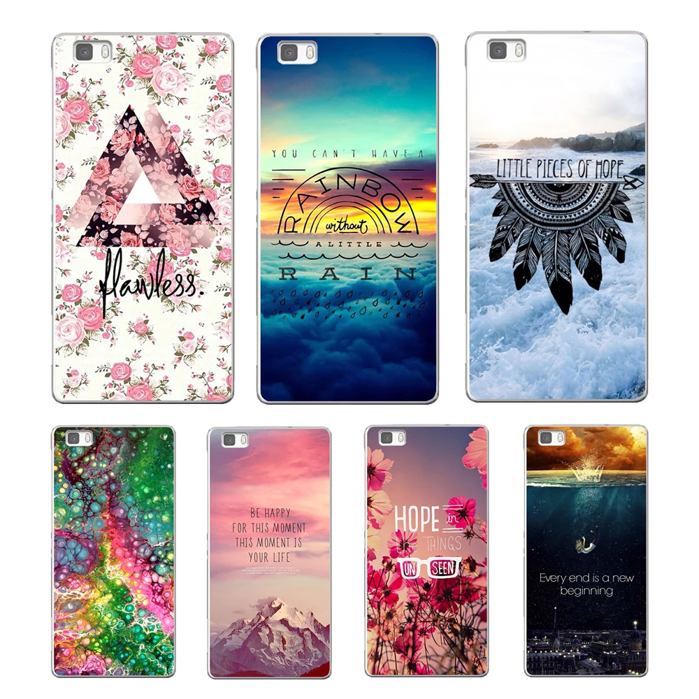 

fashion scenery soft TPU cover for huawei P8 P9 Lite NOVA MATE 8 9 honor 8 case for huawei p8 lite 2017 P10 phone capa