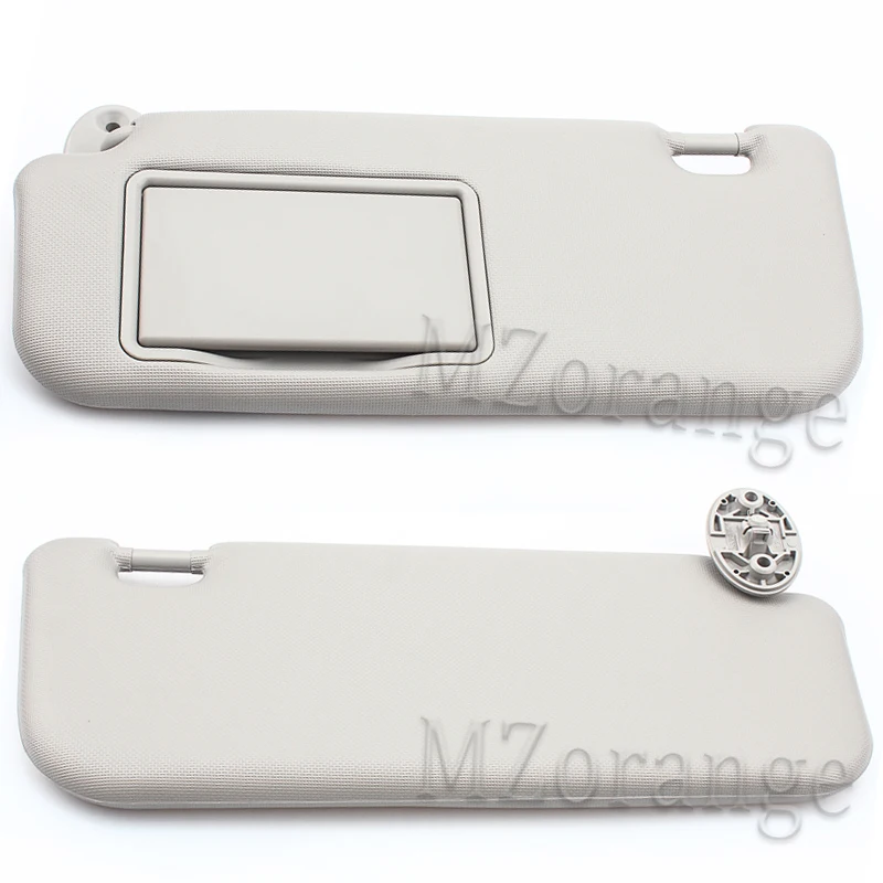 MZORANGE sun visor Gray for Toyota Corolla- with a make-up mirror sun visor 74320-02B21 74310-02K91 Auto accessories