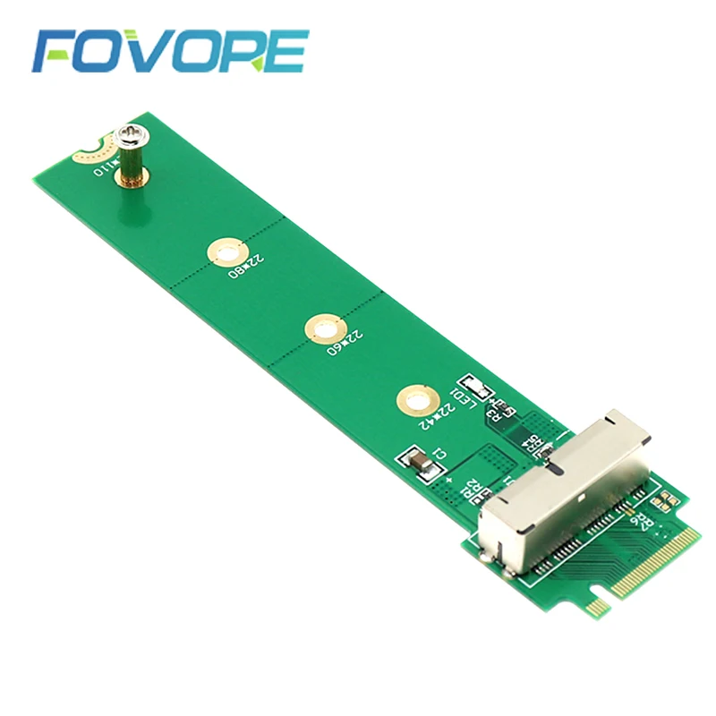 

New M.2 NGFF M key adapter card for 2013 2014 2015 apple MacBook Air A1465 A1466 SSD
