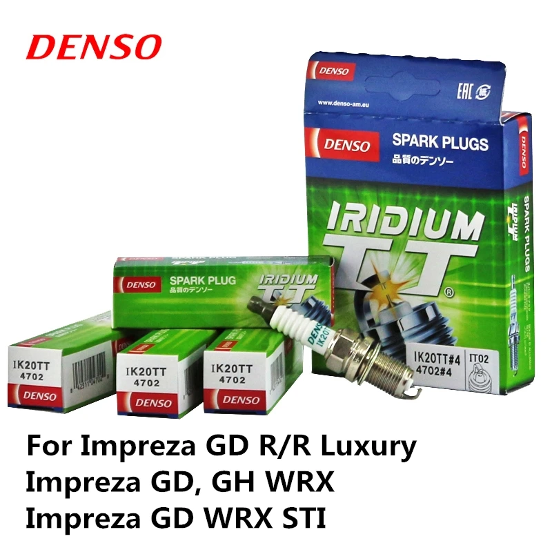 Автомобильная свеча зажигания DENSO для Impreza GD R/R роскошная GH WRX STI Иридий Платина