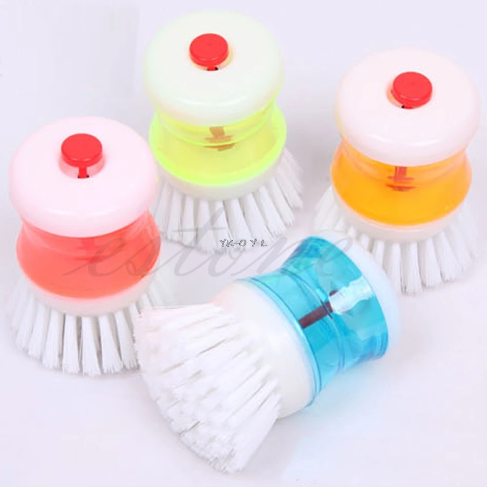 

1Pc Kitchen Wash Tool Pot Pan Dish Bowl Palm Brush Scrubber Cleaning Cleaner Brush M12 dropship