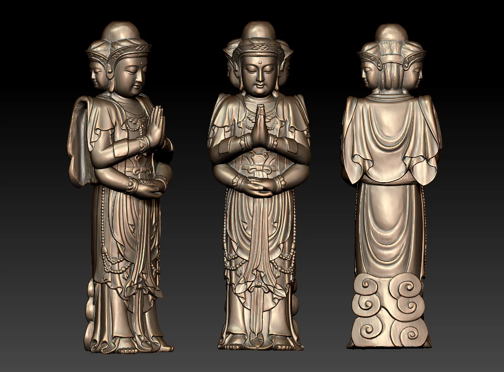 STL 3D Models # NATIVE HUNTER 3 # for CNC 3D Printer Engraver Carving Aspire