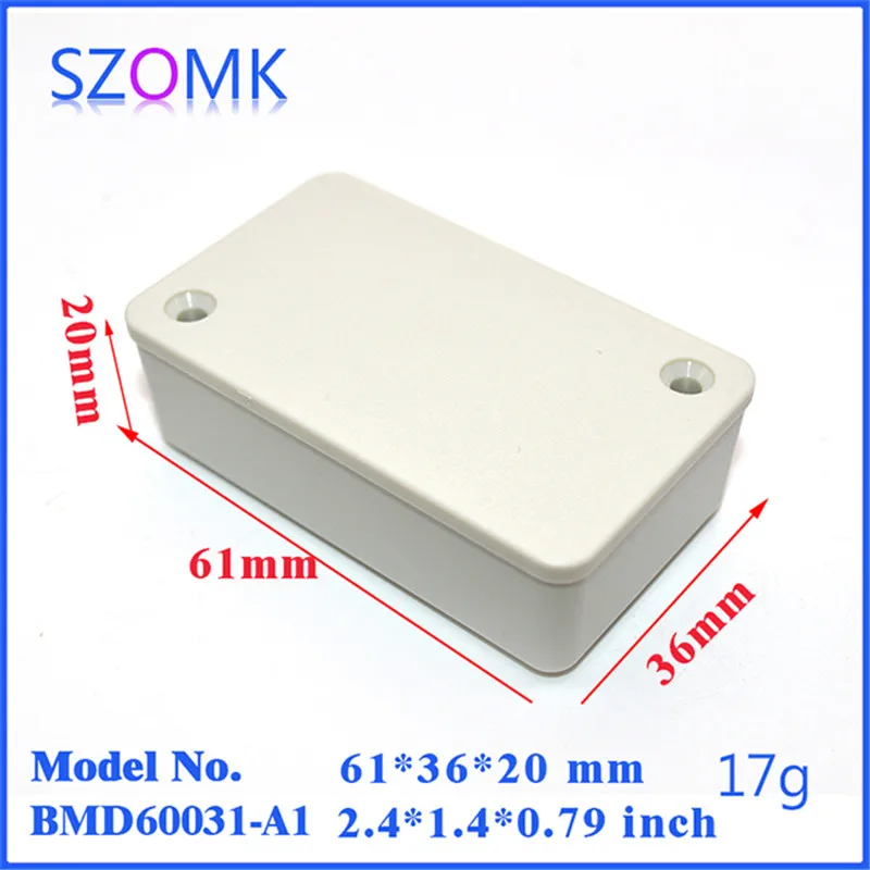Szomk diy маленький пластиковый корпус коробка для электроники (5 шт.) 61*36*20 мм