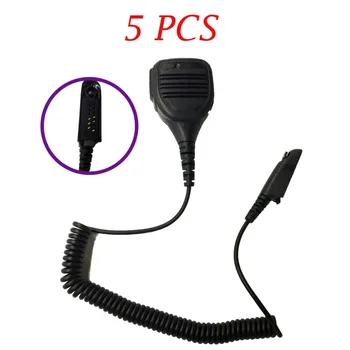 

5PCS Handheld Speaker Mic for Motorol for 328 338 340 HT750 PRO5150 MTP750 PTX7