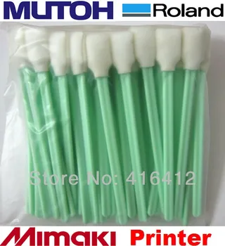 

High quality - 200 pcs Sponge Foam cleaning stick for eco solvent and solvent printing machine