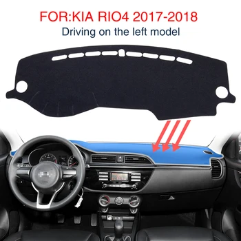 

smabee Dash Mat Dashmat for Kia Rio 4 X-Line RIO 2017 2018 2019 2020 Accessories Non-Slip Dashboard Pad Protective Carpet Cover