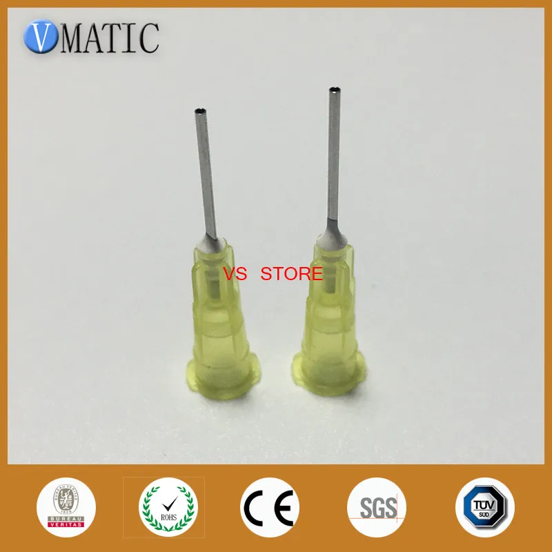 

Free Shipping Non Sterilized 20G Dispensing Syringe Needle Tip Metal Pinhead Glue Dispenser Needle 1/2 Inch