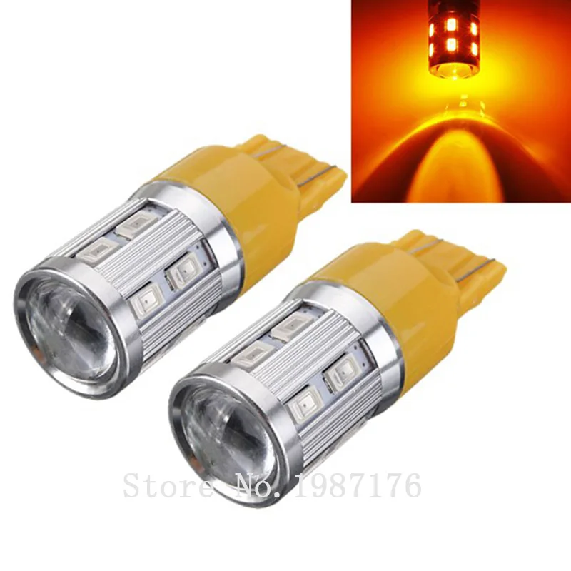 1 шт. Автомобильные светодиодные лампы T20 7443 W21/5W 12 SMD Q5 5630 W3x16q В|car light|12v car led lamplight fog |