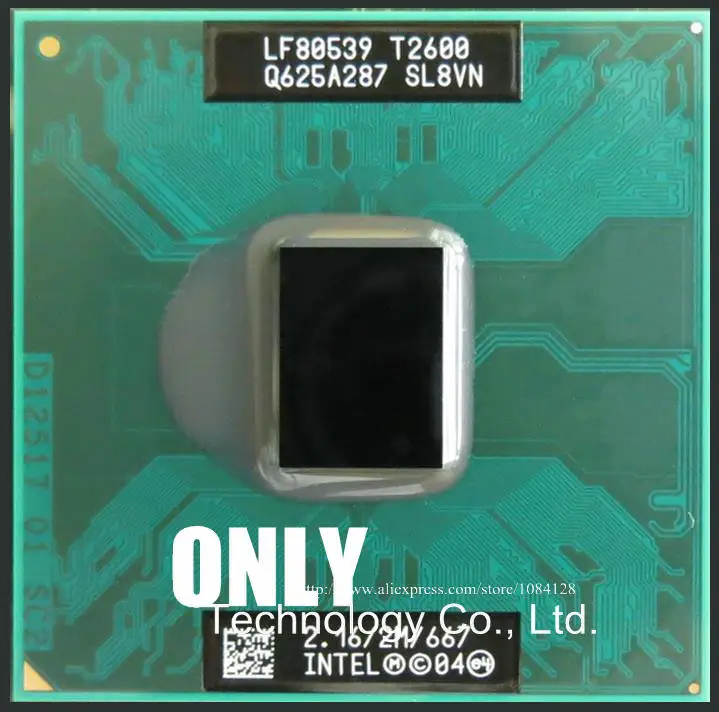 free shipping  T2600 CPU (2M Cache,2.16GHz,667MHz FSB) PGA478,Dual-Core Laptop processor 945GM