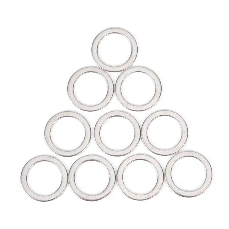10Pcs Bicycle Pedal Spacer Crank Cycling Bike Stainless Steel Ring Washe RAS