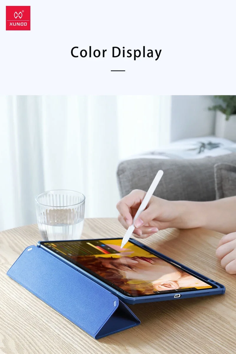 Xundd флип-чехол для iPad Pro 10,5 Air 3 анти-капля Умный Магнитный чехол для iPad Pro 11 дюймов с держателем ручки кожаный ТПУ чехол