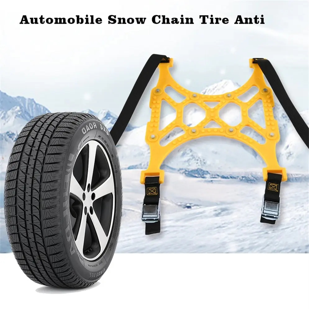 

Automobile Snow Chain Tire Anti Skid Chains Thickened Beef Tendon Wheel Antiskid TPU Chain For Car Tire