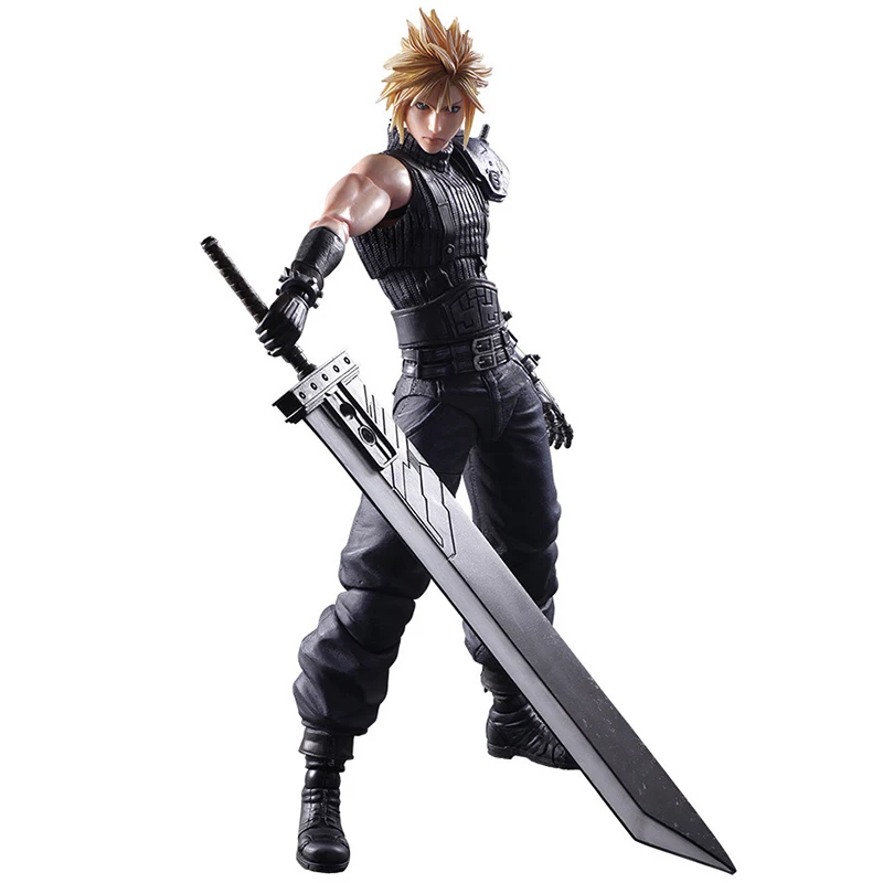 26cm Final Fantasy VII 7 Variant NO.1 Cloud Strife Figure Variable Cloud Strife PVC Action Figure Toy Brinquedos (2)