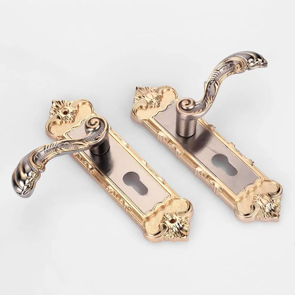 

Durable Aluminum Door Locks Doorknob Indoor Door Lock Aluminum Alloy Colour Furniture Home Furnishing Bedroom Retro