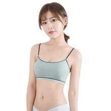 Thin Cup Elastic Sexy Push Up Bra for Teenage Girls Bralette Wire Free Spaghetti Strap BH Lingerie Seamless Small Bras for Women Thin Cup Elastic Sexy Push Up Bra for Teenage Girls Bralette Wire Free Spaghetti Strap BH Lingerie Seamless Small Bras for Women
