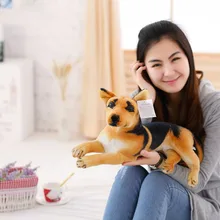 Моделирование животных 55 см овчарка Плюшевые игрушки куклы подарок на год b0412