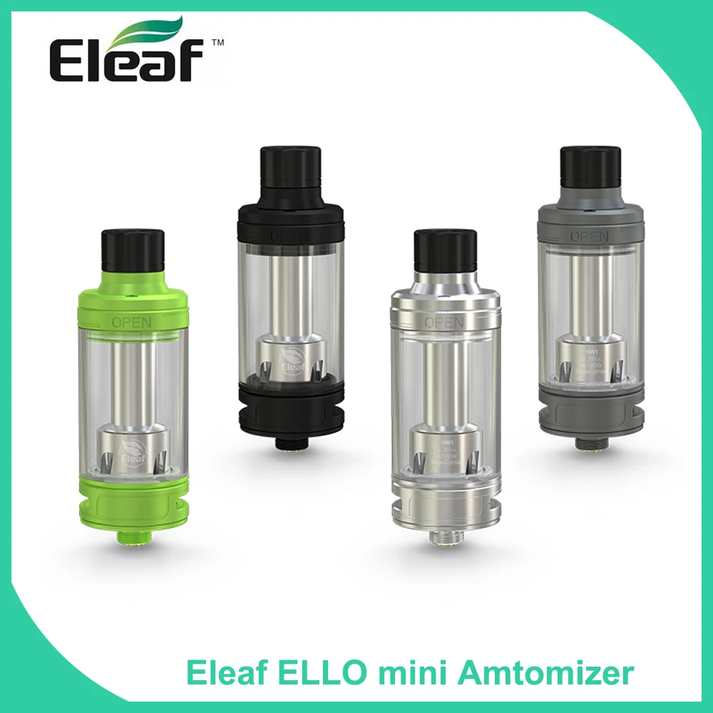 

Original Eleaf ELLO Mini Atomizer 2ml/ELLO Mini XL 5.5ml Capacity HW1 Single-Cylinder/HW2 Coil E-Cigarette for ikonn total kit