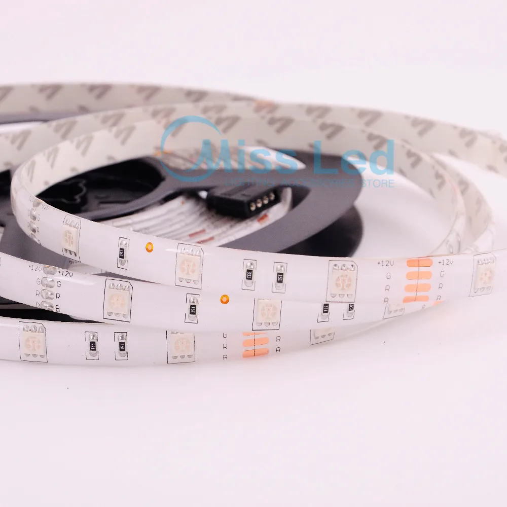 5M RGB LED Strip Light SMD 5050 150Leds/Roll 30 leds/m waterproof in