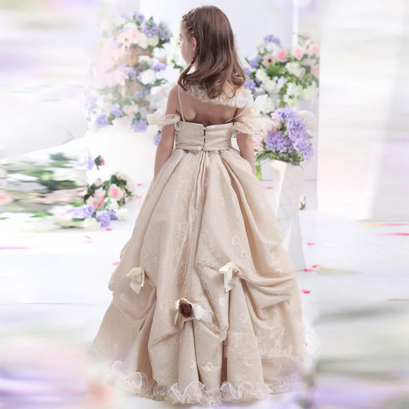 medieval flower girl dresses