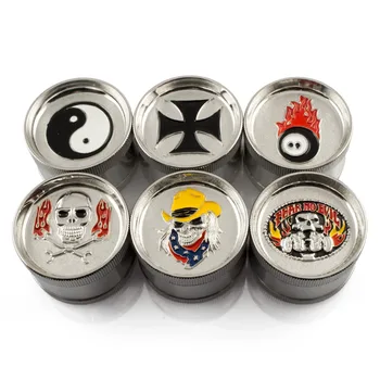 

Formax420 2.2 Inch Cartoon Casing Grinder 3 Layers Sharkteeth Tobacco Muller