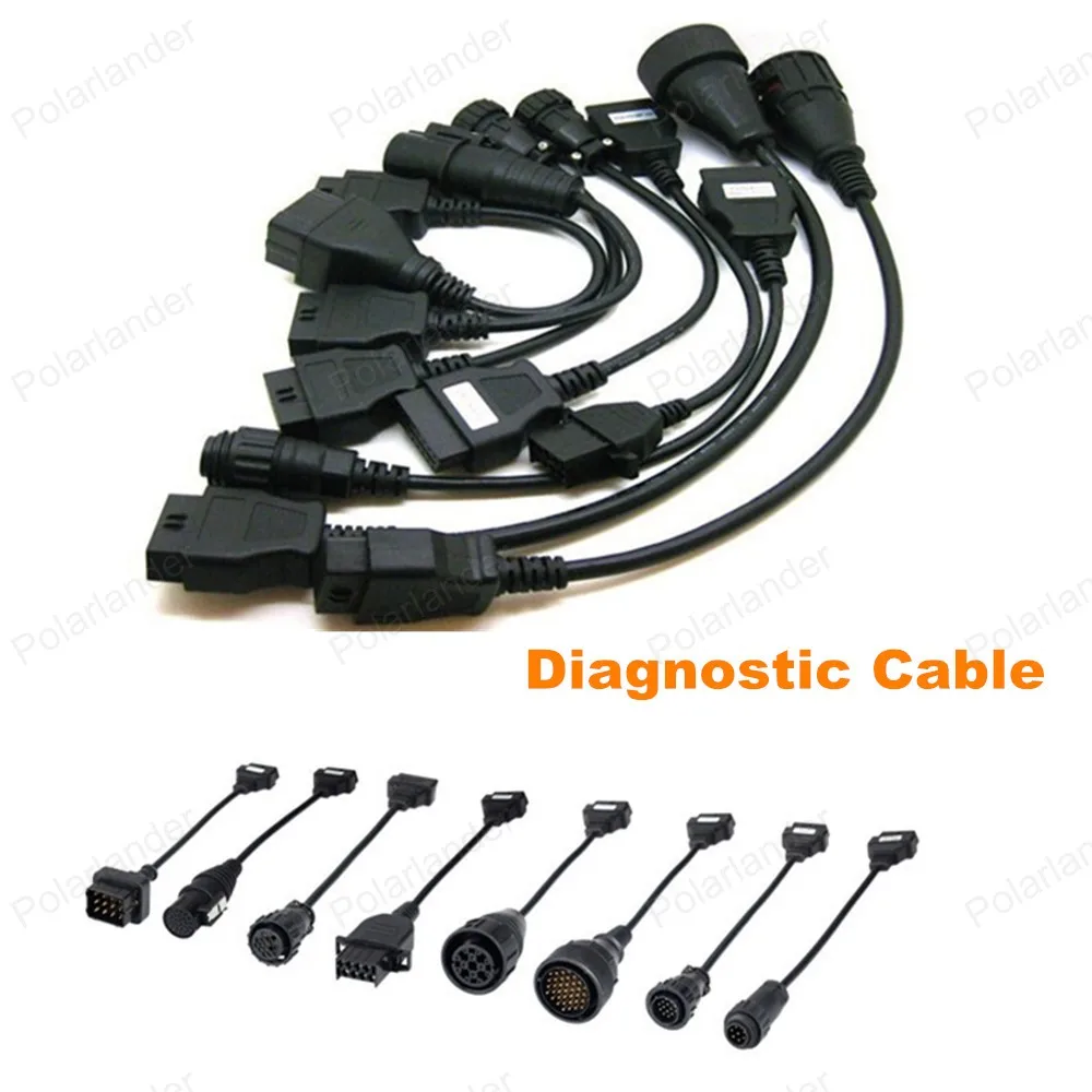 Top Sale Multi Function 8Pcs/set Diagnostic Adapter Connector Car