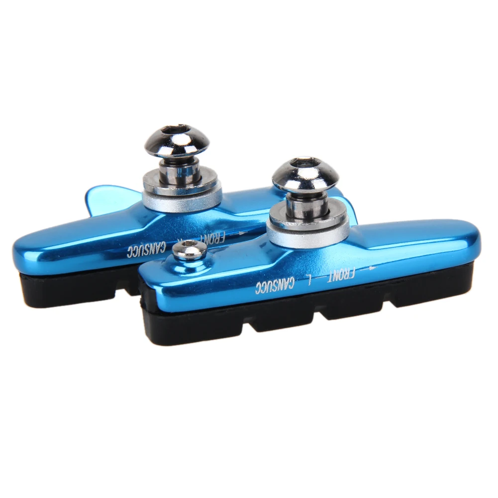 Pair of V Brake Type Pads Mountain Bicycle V Braking Pads Blocks Shoes for Bike