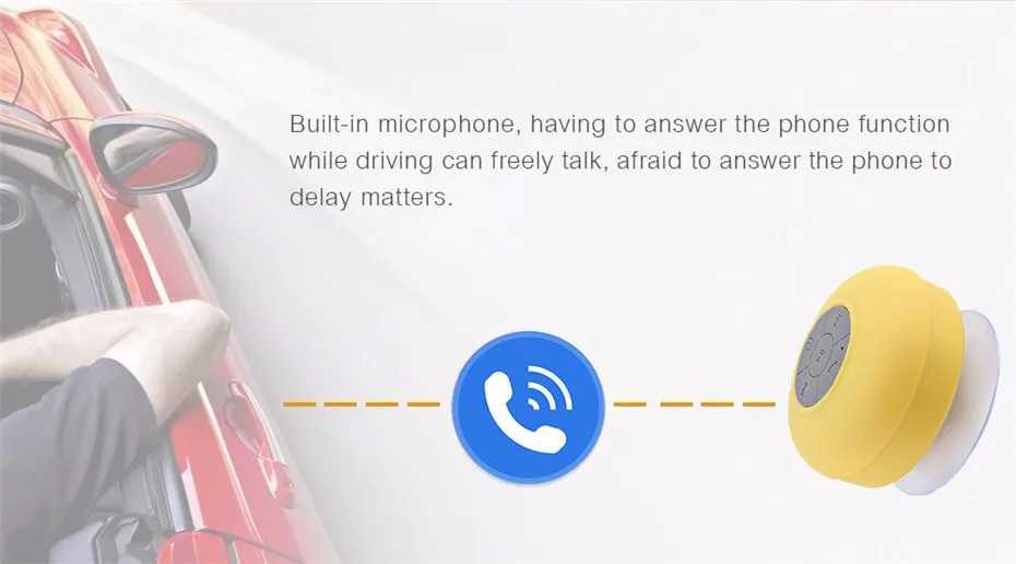 Mambaman Bluetooth Speaker Waterproof Shower Wireless Mini Portable Speakers for Xiaomi iPhone Handsfree Bluetooth Car Receiver (9)