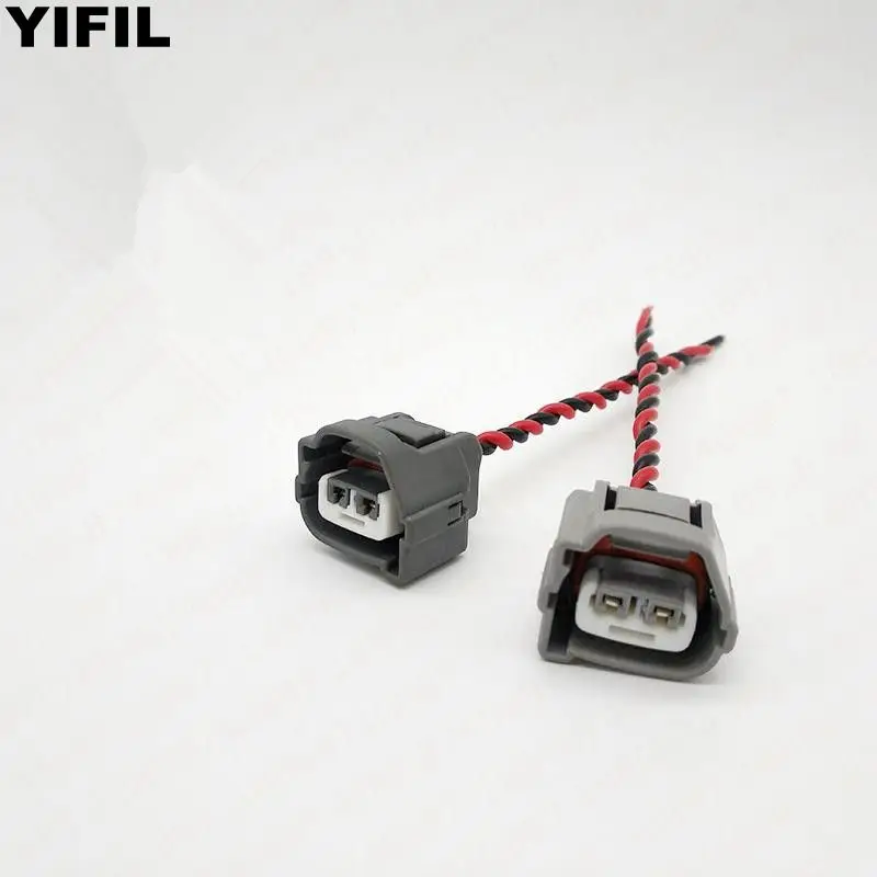 

2sets/lot 2 Pin/Way 1-4/2-3 cylind Ignition Coil Plug High Pressure Bag Connector Socket Housing With Pigtail For Hyundai Kia