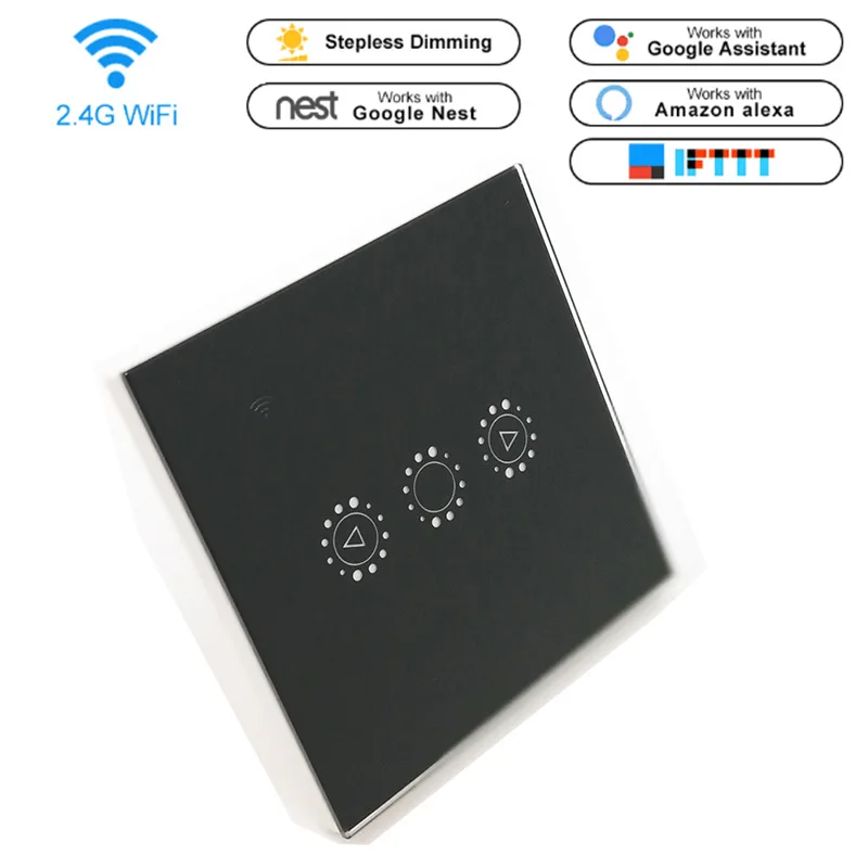 Ewelink стандарт ЕС WiFi сенсорный диммер приложение для смартфона дистанционное