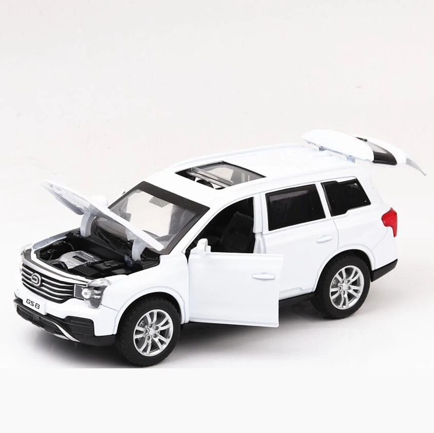 1:32 Diecasts & Toy транспортные средства Trumpchi GS8 модель автомобиля со звуком и