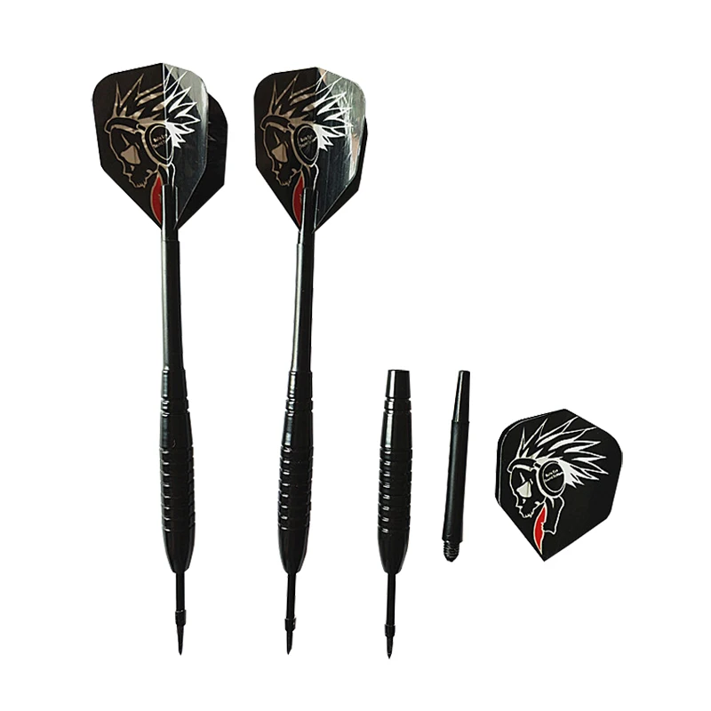 3Pcs/Lot High Quanlity Steel Tip Darts 22g Shafts Flight Harrow Point Wing Barrel Throwing Torpedo Shape Steel Tip Dart qenueson